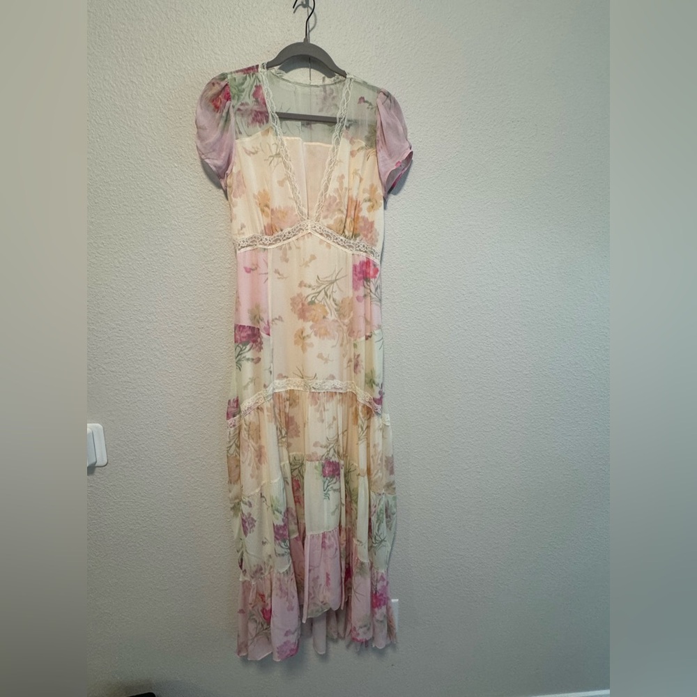 Roupell Dress gently worn slight snag in lace near chest & sizing tag off- sz 2